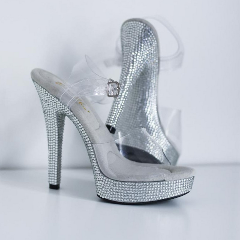 PROSTAGE Bikini Competition Posing Heels With Rhinestones