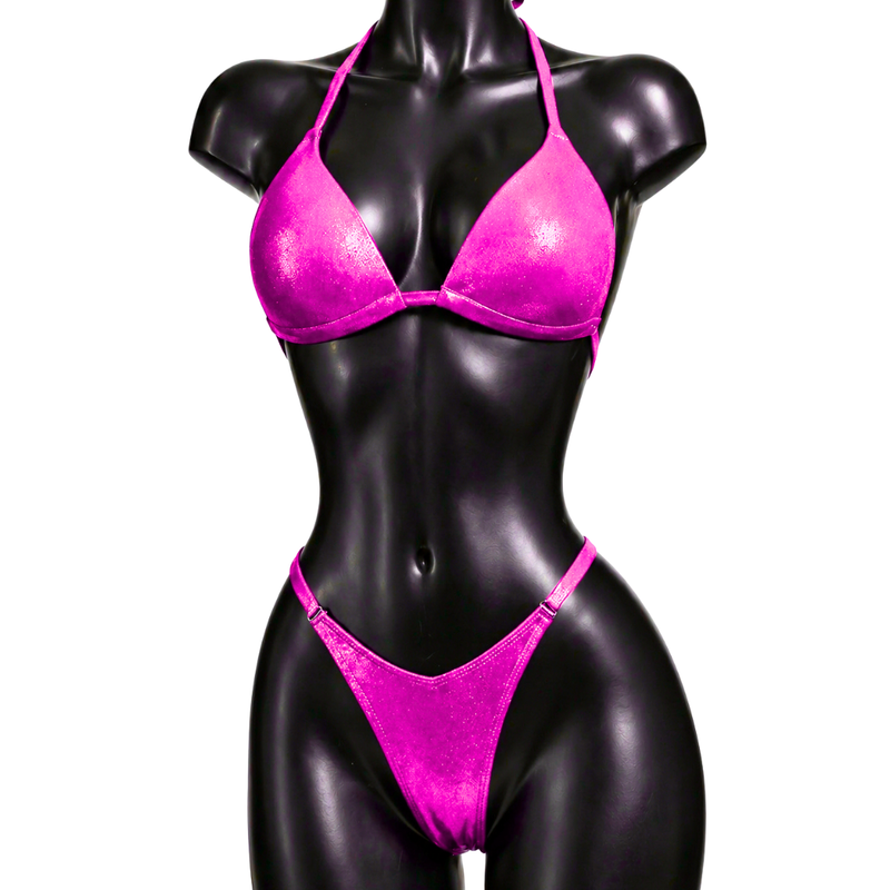 Fuschia Shine Fit Model Bikini - NPC