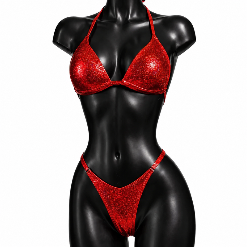 Red Hologram Fit Model Bikini - NPC