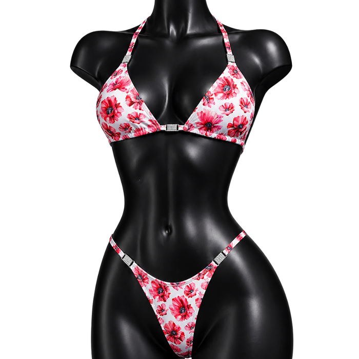 Poppy NPC Posing Bikini - White/ Red