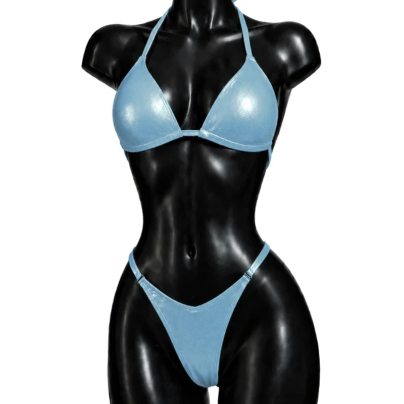 Pastel Blue Fit Model Bikini - NPC