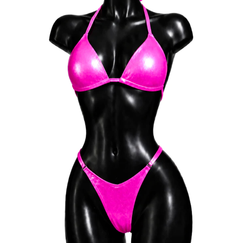 Fuschia Shine Fit Model Bikini - NPC