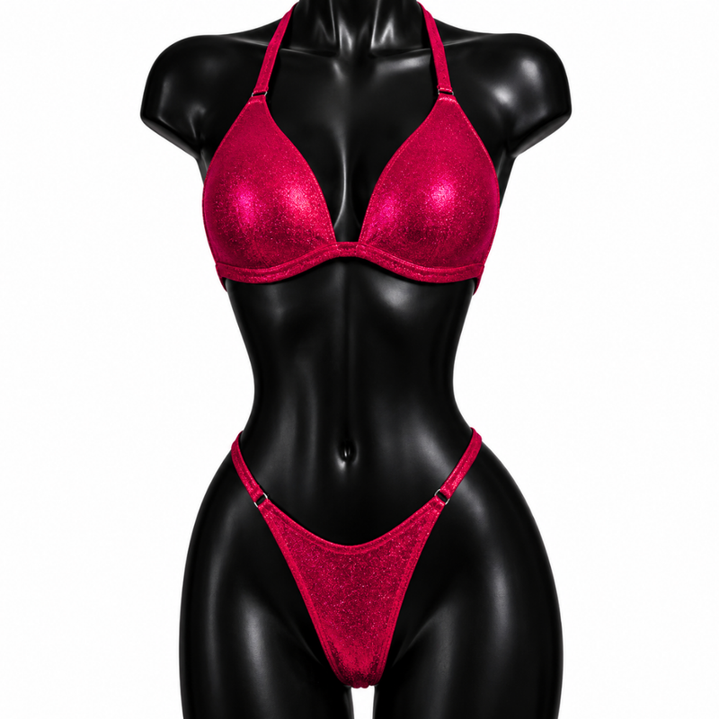 Pomegranate Shine Fit Model Bikini - NPC