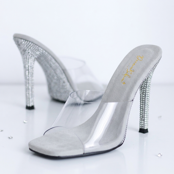 CONTEST Bikini Fitness Competition Posing Heels With Rhinestones