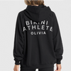 Bikini Athlete Oversized Black Hoodie