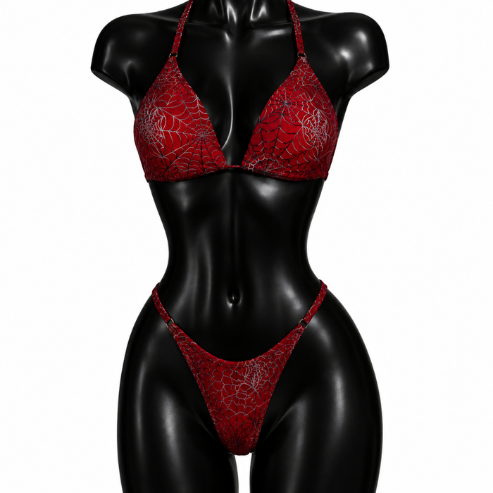 Spidey NPC Posing Bikini - Red/ Black