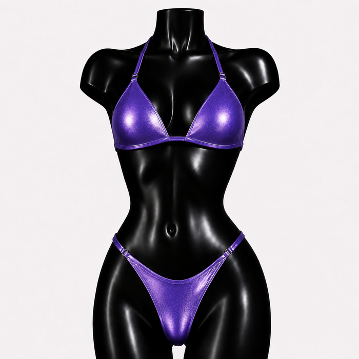 Lilac Shine NPC Posing Bikini - Purple