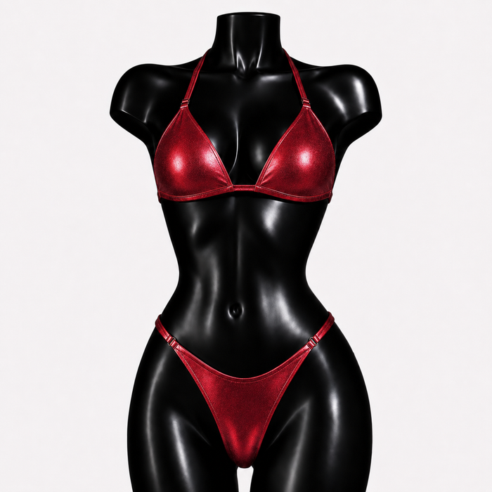 Rubite Shine NPC Posing Bikini - Red
